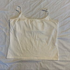 white gap camisole